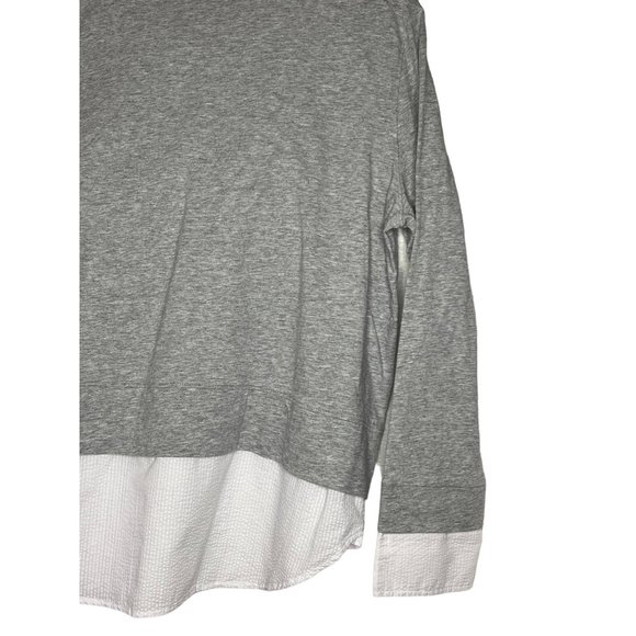 Tommy Hilfiger two extra large, 2 for 1 sweater collar button up gray white long - Picture 9 of 14